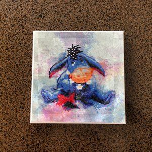 Finished Diamond Art of Eeyore Donkey